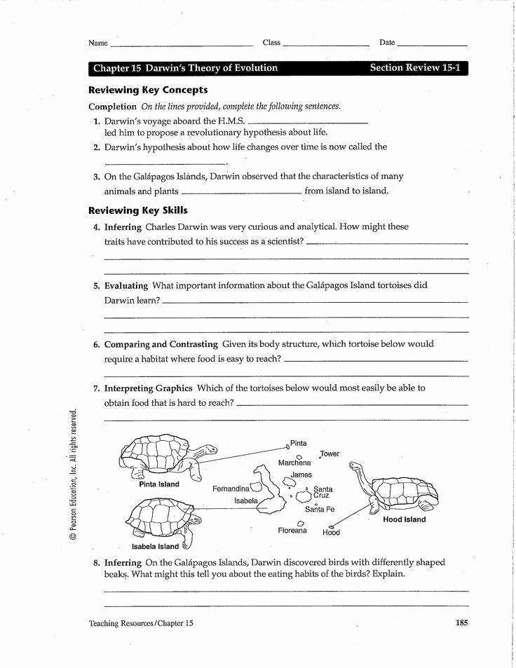 Darwin And The Galapagos Islands Worksheet Printable Worksheets Are A 