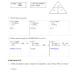 Density Practice Problem Worksheet Answer Key