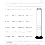 Density Worksheets With Answers