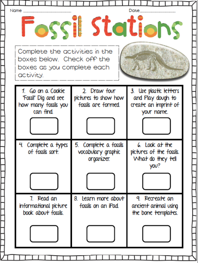 Dinosaur Fossil Dinosaur Fossil Worksheets 2nd Grade