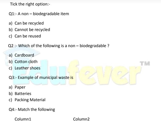 Download CBSE Class 6 Science Worksheets In PDF Format 2023 24