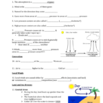 Earth Science Air Pressure Worksheet