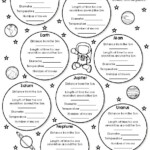 Earth Science Space Science Worksheet