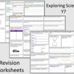 Exploring Science Year 7 Revision Worksheets Teaching Resources