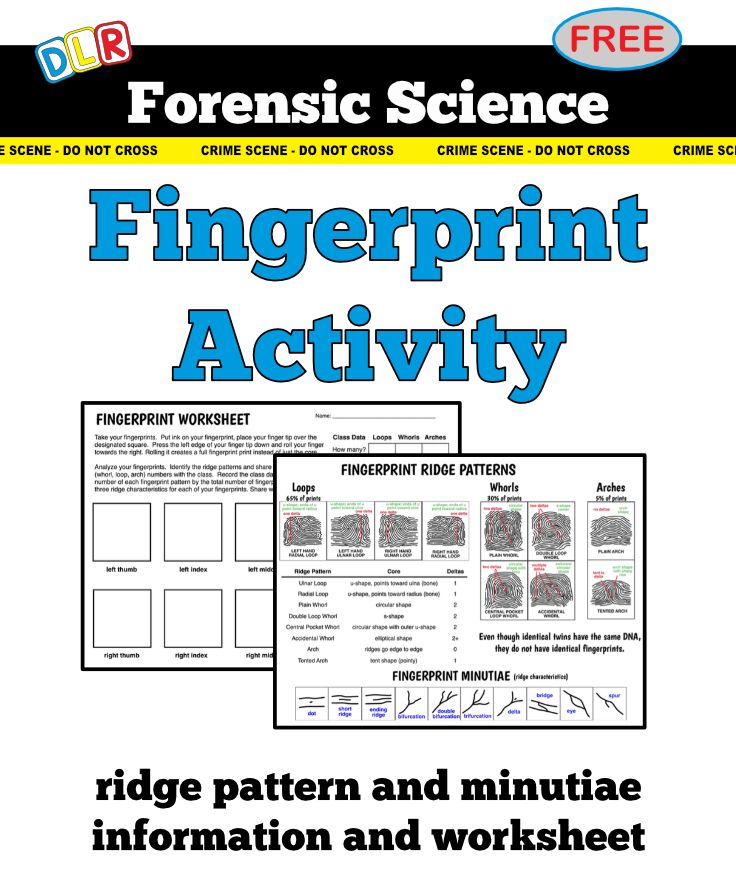 Forensic Science Fingerprinting Worksheet Answers