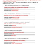 General Environmental Science Worksheet