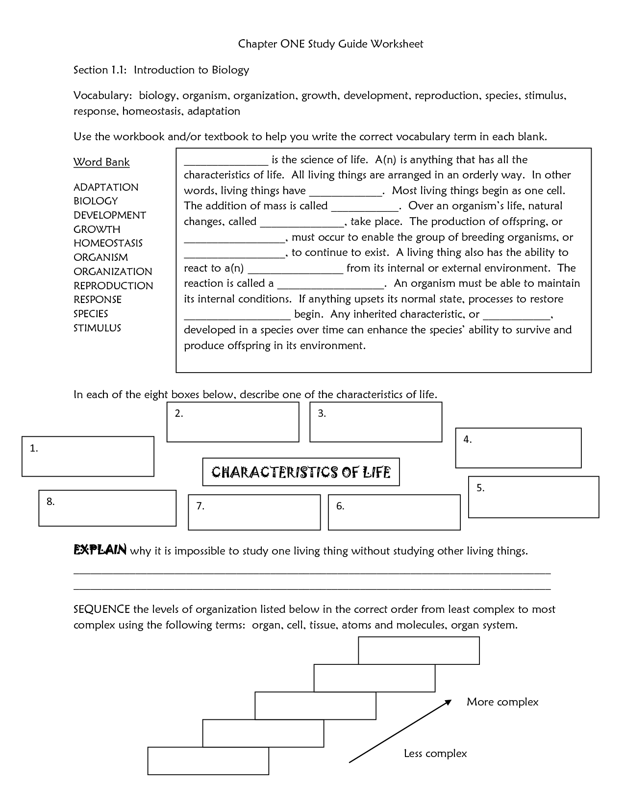 Glencoe Mcgraw Hill Science Grade 7 Worksheets Answers