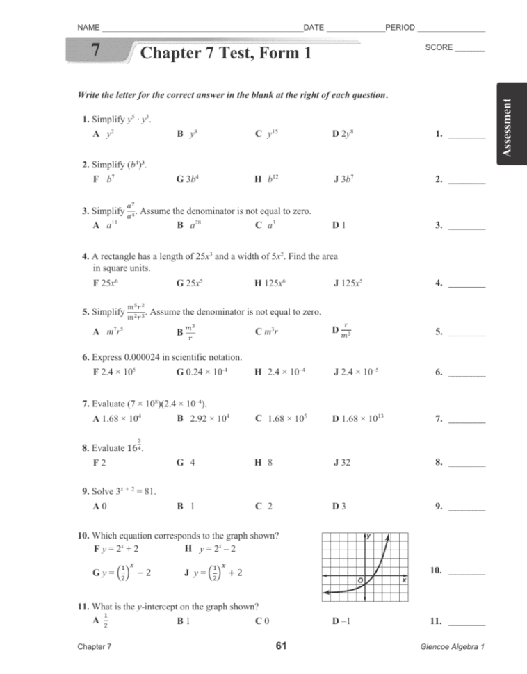 Glencoe Worksheet Answers Science