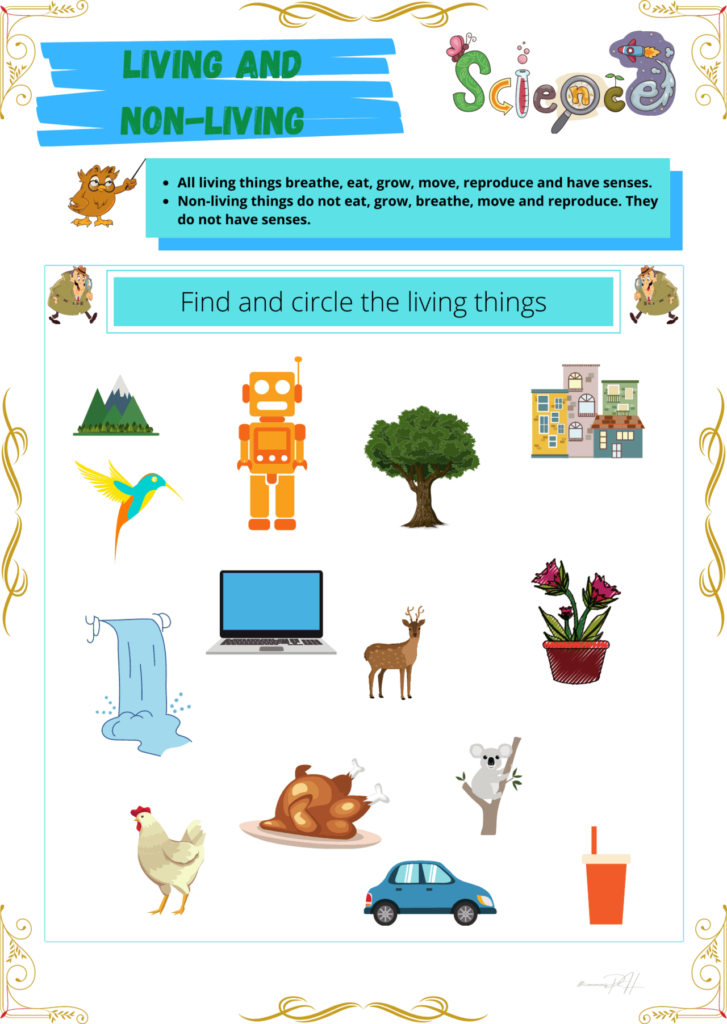 Grade 1 Science Activity Sheets Living And Non Living Things 2 