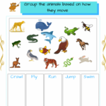 Grade 1 Science Worksheet How Animals Move