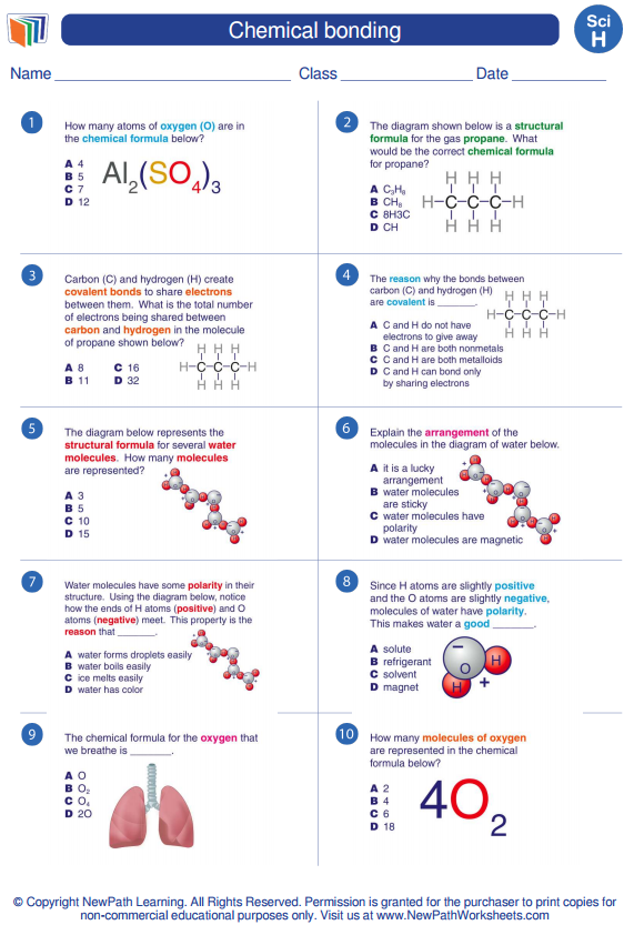 Grade 8 Science Worksheets With Answers