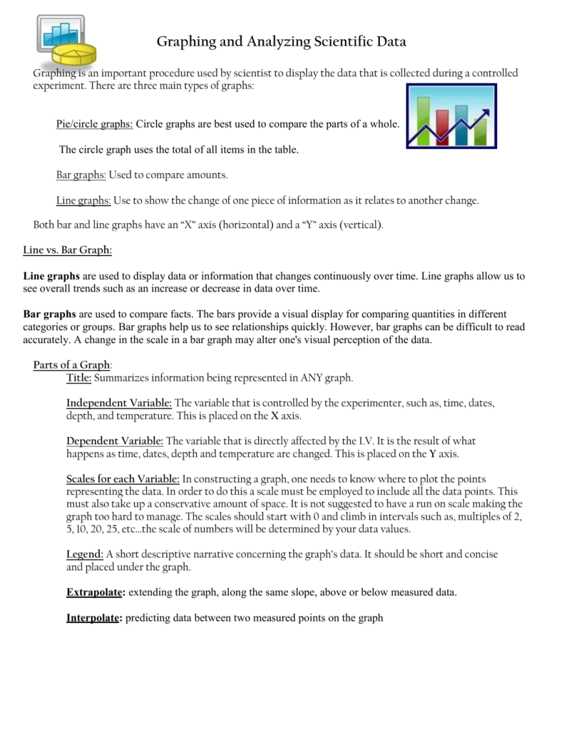 Graph Worksheet Graphing And Intro To Science