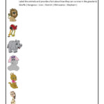 Grassland Animals Worksheets