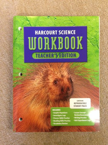 Harcourt Science Teacher s Edition Workbook Grade 3 9780153237195