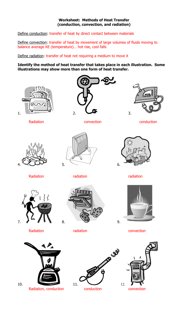 Heat Worksheet For 3Rd Grade