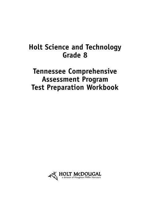 Holt Science And Technology Grade 8 Tennessee Comprehensive 