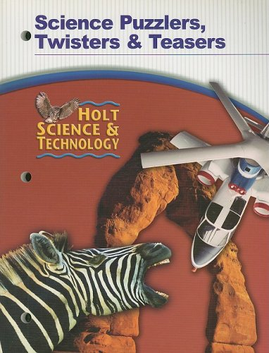 Holt Science Technology Science Puzzlers Twisters Teasers Holt 