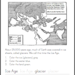 Ice Age Primary Science Worksheet Student Handouts