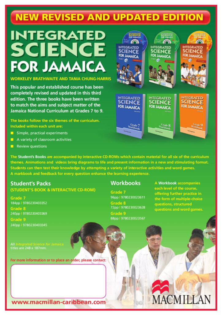 Integrated Science For Jamaica Flyer By Macmillan Education Issuu