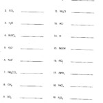 Ionic And Covalent Compounds Worksheet