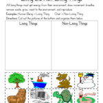 Living And Non Living Things Sort Worksheet Have Fun Teaching