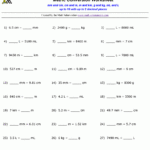 Metric Conversion Practice Worksheets