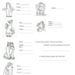 Movie Worksheet Ice Age 3 Characters Description