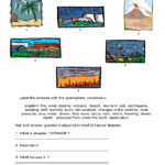 Natural Disasters Worksheet Answers