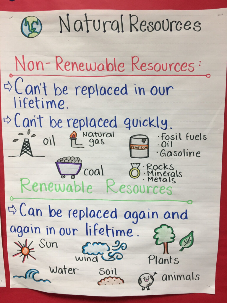 Natural Resources For 3rd Grade