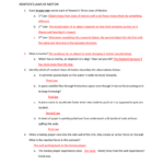 Newton s Laws Of Motion Worksheet For Kids