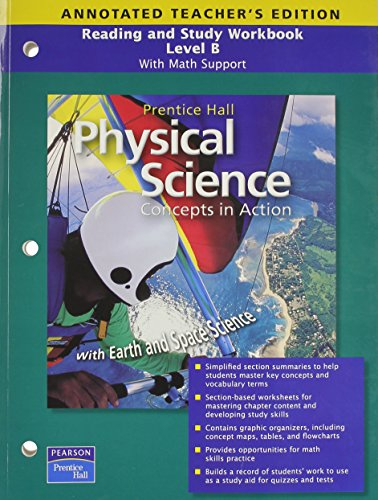 Physical Science Concepts In Action Guided Reading And Study Workbook