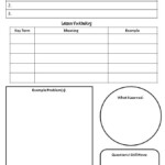 Physical Science Note Taking Worksheet