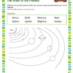 Planets For 3Rd Grade Worksheet