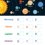 Planets In Order From The Sun Worksheet