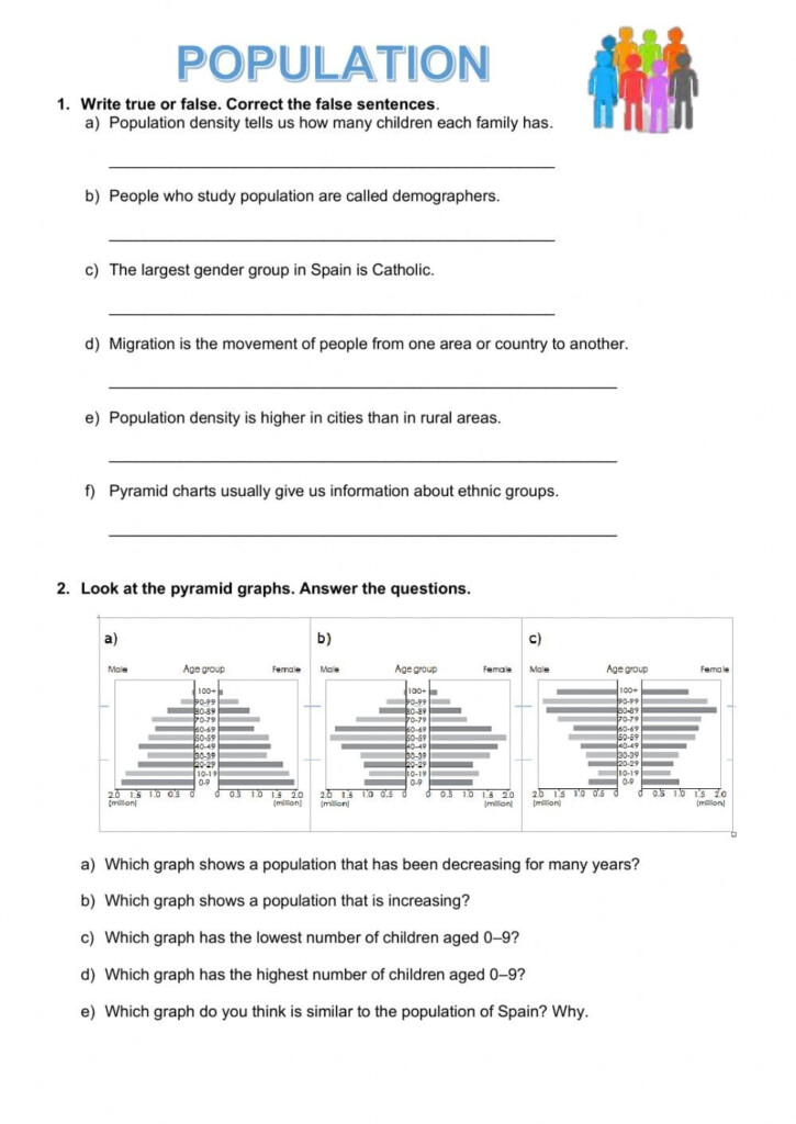 Population Collection Worksheets WorksheetsCity