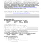 Population Community Ecosystem Worksheet