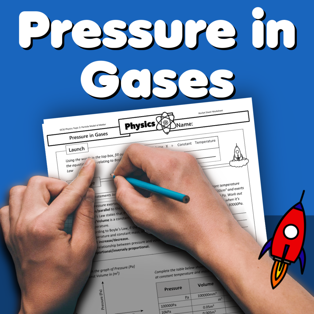 Pressure In Gases Home Learning Worksheet GCSE Rocketsheets co uk