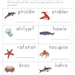 Printable Sea Animals Worksheets