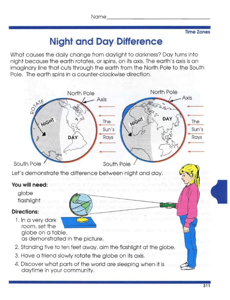 Regents Earth Science World Time Zones Worksheet