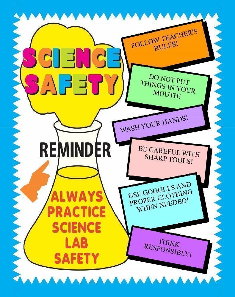 Safety Sheet For Science Fair