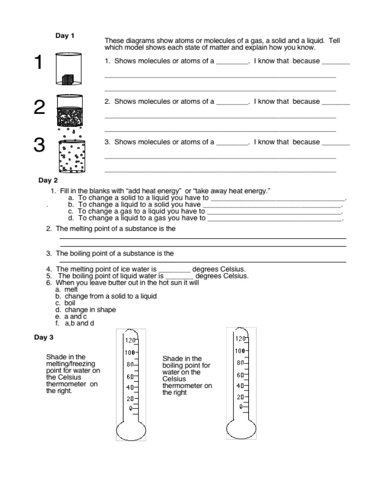 Science 4th Grade Worksheets