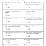 Science Court Electric Current Worksheet