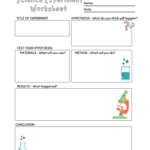 Science Experiment Printable Worksheet