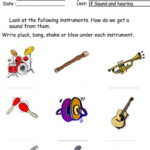 Science Things That Can Make Noise Worksheet PrimaryLeap co uk