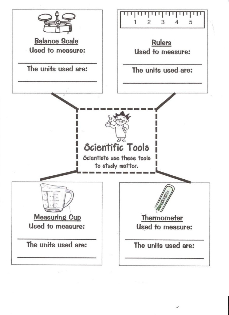 Science Tools Worksheet 5Th Grade