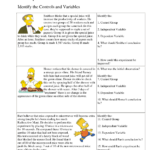 Science Variables Worksheet With Answers