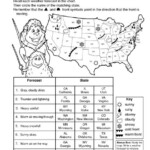 Science Worksheet Reading A Weather Map The Mailbox Weather