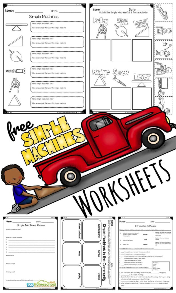 Science Worksheet Simple Machines