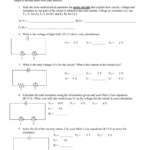 Series And Parallel Circuits Worksheet