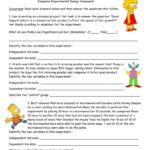 Simpsons Variables Worksheet Answers
